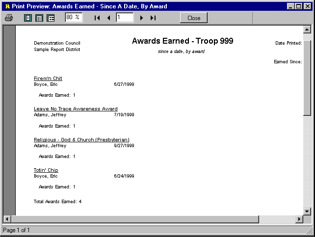 Screenshot from Trooper Copyright (C) 1996, 1999 SRT Enterprises