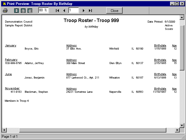 Screenshot from Trooper Copyright (C) 1996, 1999 SRT Enterprises